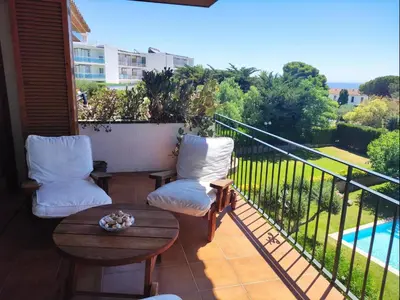 Un balcón o terraza de Càntir