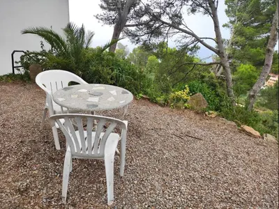 Jardín al aire libre en Miró Mar