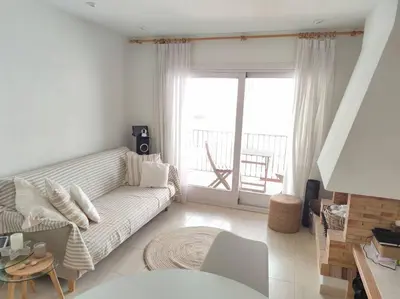 Zona de estar de 2 minutes walking to the Beach parking included
