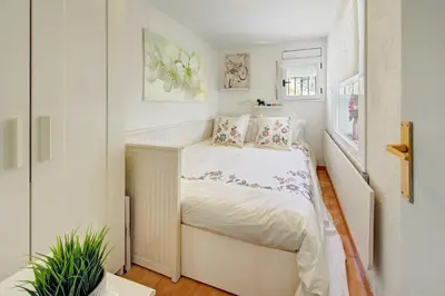 Cama o camas de una habitación en VILLA ROSSELLÓ with private pool