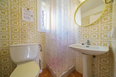 Un baño de Rincón De María Cerca Playa Vistas Mar Terraza Barbacoa
