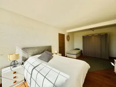 Cama o camas de una habitación en Cardina CostaBravaSi