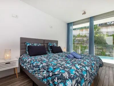 Cama o camas de una habitación en Holiday Home Nathalie by Interhome