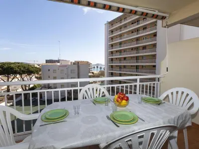 Un balcón o terraza de Apartment Montseny by Interhome