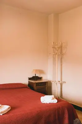Cama o camas de una habitación en Can Sagué,Pals
