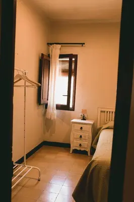 Cama o camas de una habitación en Can Sagué,Pals