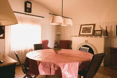 Zona de estar de Can Sagué,Pals