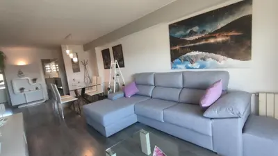 Zona de estar de VILLAS COSETTE Apartamento Plaza Europa