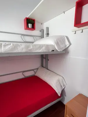 Cama o camas de una habitación en El balcon de la Chus