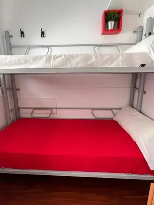 Cama o camas de una habitación en El balcon de la Chus