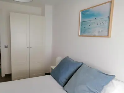 Cama o camas de una habitación en RECONNECTAR Malgrat de Mar Garbí I