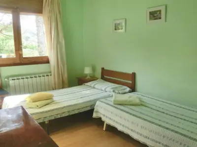 Cama o camas de una habitación en Villa in Girona 4 bedrooms 0310