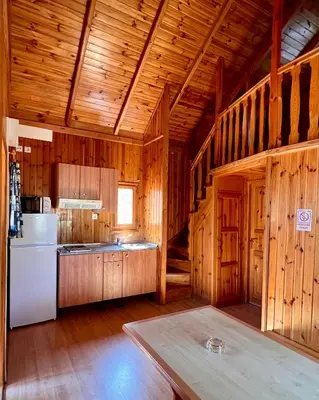 Una cocina o zona de cocina en Camping Turismar