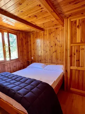 Cama o camas de una habitación en Camping Turismar