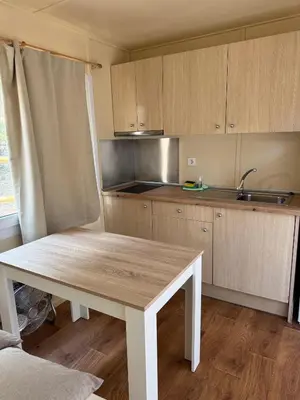 Una cocina o zona de cocina en Camping Turismar