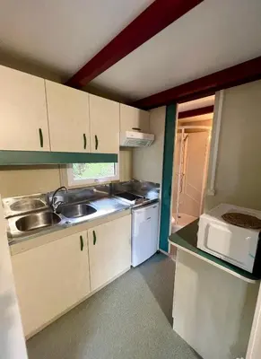 Una cocina o zona de cocina en Camping Turismar