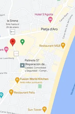 Plano de Mini-apartament cèntric a Platja d'Aro