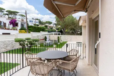 Un balcón o terraza de Casa Malvina