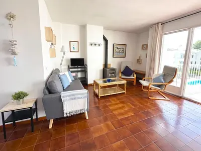 Zona de estar de 0311 Apartment in Calella de Palafrugell