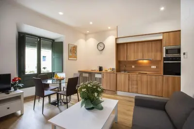 Una cocina o zona de cocina en Apartament al cor del barri vell de Girona