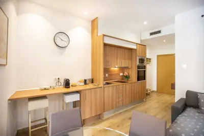 Una cocina o zona de cocina en Apartament al cor del barri vell de Girona