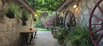 Jardín al aire libre en Catalunya Casas An oasis for up to 26 nature loving guests!