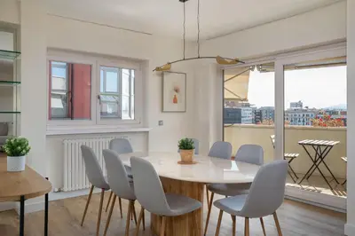 Zona de estar de Flateli Penthouse Jaume I