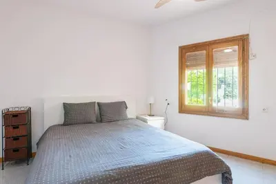 Cama o camas de una habitación en Seamount, a beautiful house overlooking Tamariu