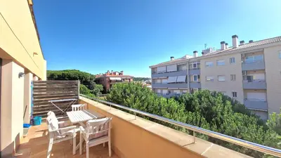 Un balcón o terraza de Apartment Loreto