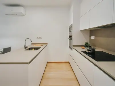 Una cocina o zona de cocina en Apartamento Platja Gran Palamós