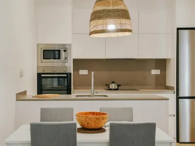 Una cocina o zona de cocina en Apartamento Platja Gran Palamós