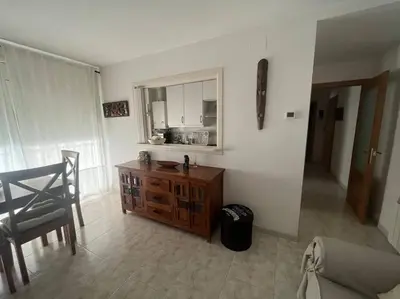 Una cocina o zona de cocina en Apartamento céntrico en Blanes