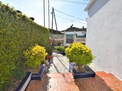 Jardín al aire libre en Vlla Gina a 3 kms d Lloret de mar
