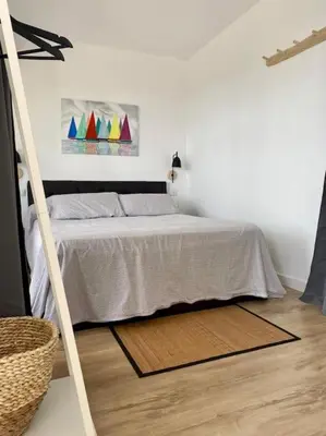Cama o camas de una habitación en La calma de Tossa