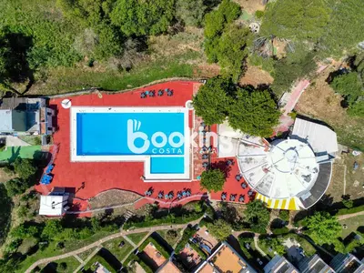 Piscina en o cerca de Hortensias Apartament amb aire acondicionat, a prop de la platja i amb accès a piscina