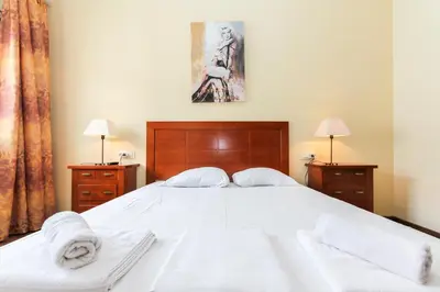 Cama o camas de una habitación en Apartament Planiol