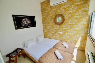 Cama o camas de una habitación en V&V LLORET- Villa Cinta