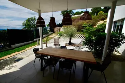 Paisaje cerca de esta villa