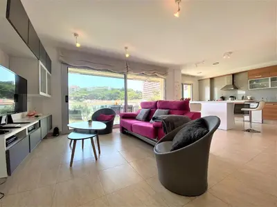 Una cocina o zona de cocina en Apartamento Nautilus en S'Agaró