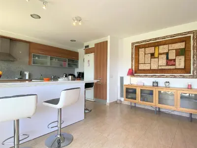 Una cocina o zona de cocina en Apartamento Nautilus en S'Agaró