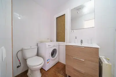 Un baño de Perla Azul Lux, Vista Mar en Cala Canyelles, Aircon