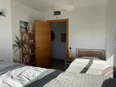 Cama o camas de una habitación en Villa Mas Paz
