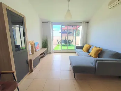Zona de estar de Penthouse Blanes