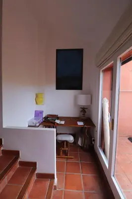 Una televisión o centro de entretenimiento en BEGUR, maison 3 chambres La Creu 22, vue sur mer
