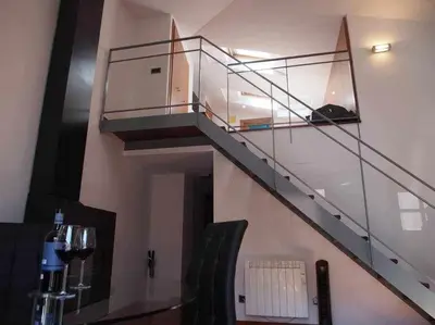 Plano de Modern apt in old town w cathedral views