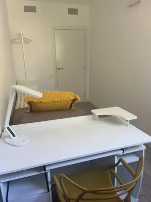 Cama o camas de una habitación en Nuevo, espacioso y confortable con pkg y piscina