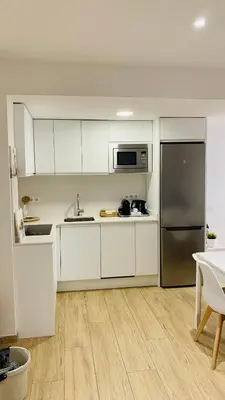 Una cocina o zona de cocina en Apartament Castell de Tossa- a 100m playa-Parking
