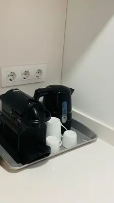 Utensilios para hacer té y café en Apartament Castell de Tossa- a 100m playa-Parking