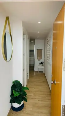 Cama o camas de una habitación en Apartament Castell de Tossa- a 100m playa-Parking