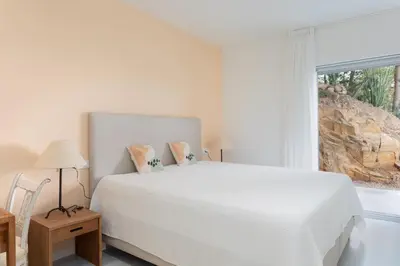 Cama o camas de una habitación en VILLA CELIMAR